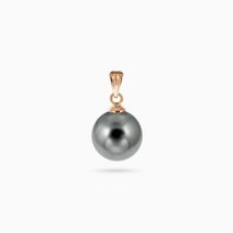 에버링 18K 금 흑진주 펜던트 그레이스펄 10mm_PPEE8102 Gold Pearl Gift