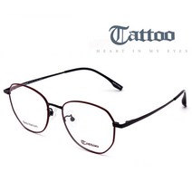 타투Tattoo 타투안경 TA7099FT-C1 베타티타늄 가벼운안경 무광 블랙