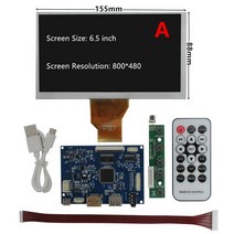 라즈베리파이모니터 6.5/7/1/9/10 인치 LCD 화면 디스플레이 U 디스크 HDMI 드라이버 제어 보드 휴대용 다목적 라즈베리/오렌지 파이 모니터, [01] style A