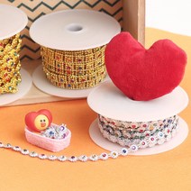 [메이크문구]롤체인줄 모양, 은색, 8048