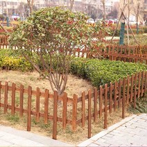 화단 울타리 나무 미니 텃밭 마당 경계, 길이 100cm 높이 90cm 두께13mm