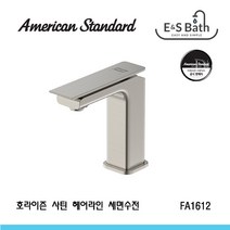 아메리칸스탠다드 호라이즌 무광 사틴 헤어라인 원홀 세면수전 FA1612 2023신제품