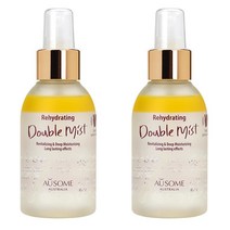 오우썸 리하이드레이팅 더블미스트 120ml x 2 유기농미스트 물광효과미스트 수분충전 올리브영추천 마른피부추천 가성비좋은 여름지친피부 피부쿨링 시원한피부