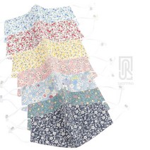 국내제작 끈조절 면마스크 천마스크 여름 꽃마스크, 1개, 잔꽃블루