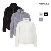 미라클 보아털 베이직 후리스 폴라플리스 풀집업 자켓 사무실 근무복 회사로고인쇄 소량제작