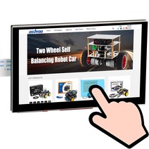 OSOYOO 5 인치 TFT 터치 스크린 DSI 커넥터 LCD 디스플레이 모니터 800x480 해상도 라즈베리 파이 2 3 3B+ raspberry pi 4 용