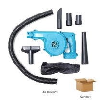 목공집진기 집진기 소형집진기 20000RPM Cordless Electric Air Blower 2 In 1 Vacuum Cleannig Blowing amp Suction Lea, Without Battery+미국
