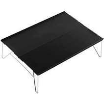 일본직발송 9. Takelablaze 캠핑 테이블 미니 컴팩트 알루미늄 접이식 경량 아웃도어 등산 BBQ 투어링 미, One Size_블랙, 블랙