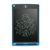 스마트전자칠판 전자칠판 4.4/6.5/8.5/10/12 인치 어린이 LCD 태블릿 그리기 장난감 그림 도구 전자 쓰기 보드 소년 키즈 교육, [07] 8.5 inch blue