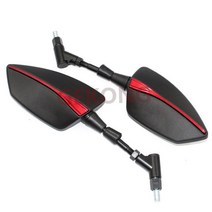 바이크 오토바이 부품 KYMCO DownTown 350 300i Xciting 250 CK250T 300 CK300T 400 500RI S400 K-XCT 백미러, [08] NO LOGO-Red