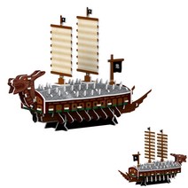 디오제이 3D입체퍼즐 거북선 입체조형물 종이퍼즐만들기