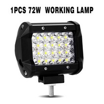 오토바이헤드라이트 자동차 Sportlight LED 작업 표시 줄 오프로드 홍수 조명 운전 헤드 라이트 4/5/7Inch, 08 B 1 pcs 72w spot