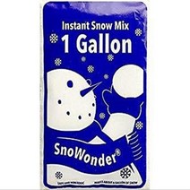인스턴트 스노원더 눈가루 인공눈 파우더 36g 1갤런 (4리터의 양)