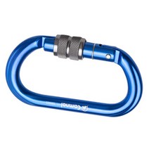 25KN 헤비 듀티 Carabiner Screwgate 암벽 등반 비계 Arborist Caving 내림차순, 05 Blue Screwgate