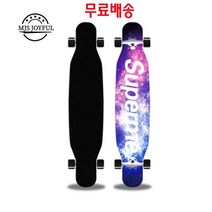 지산 롱보드 42 46인치 댄싱 입문용 초보 스케이트보드 BD301, LED발광바퀴, 02