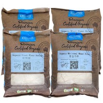 키알라 유기농 밀가루 1kg (박력분 중력분 강력분 통밀가루), 1개입, 박력분