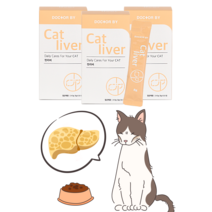 닥터바이 캣 리버 고양이 간 영양제 식욕부진 지방간 밀크씨슬 종합 항산화제 보조제, 1세트(25%할인)