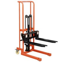 유압 수동 지게차 리프트 자키 작키 스태커 파레트, 유니버설 휠 포크 400kg 1.2m