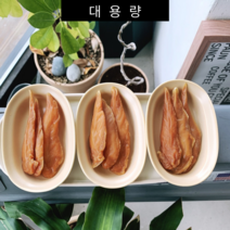 펫투미 강아지 수제간식 대용량 애견 반려견 노견 닭안심 육포 200g, 닭안심 반건조육포 300g