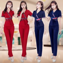 피부관리사유니폼 작업복 발 마사지 마사지 기술자 유니폼 미용사 호텔 나이트 승무원 마사지 숍 정장 여성 피부관리실유니폼