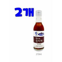 *댕이몰* 청정one 맛선생 저온추출방식 참치액 210ml (다양한 요리에 감칠맛), 2개