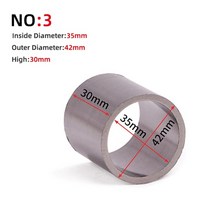 범용 32mm 38mm 45mm 50mm o-ring 오토바이 배기 머플러 파이프 이스케이프 링크 파이프 석면 가스켓 for motocross atv honda, 3번