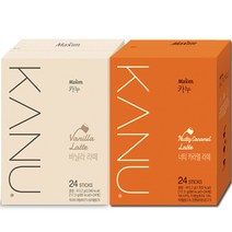 카누 바닐라 라떼 24T+너티카라멜 라떼 24T