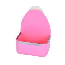 반려동물 사료 그릇 드롭 방지 대호환량 충격 피더 3 색 떨어짐 토끼 기니피그호환, 01 pink