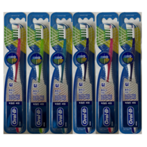오랄비 크로스액션 플라그가드 35모 칫솔, 1개입, 6개