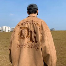 남자 루즈핏 캐쥬얼 스웨이드 빈티지 자켓 남성 봄 가을 오버사이즈 점퍼 아웃터 남친룩 소개팅룩