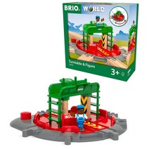 BRIO (브리오) WORLD 피겨 턴테이블 (열차 장난감 나무 레일) 33476