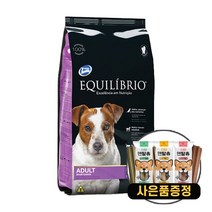 토탈이퀄리브리오 강아지사료 + 증정 덴탈츄, 어덜트 독 2kg + 덴탈츄 1개
