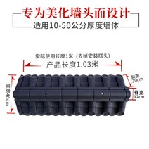 기와 한옥 플라스틱 옛날 기왓장 인테리어 지붕 개량 처마 수입 주택 정원 장식, J