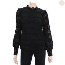 [에이비에프지] GD01 반하이넥 레이스블라우스 AFW1HB41