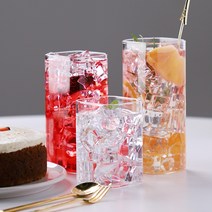 민스터 사각 유리컵 3size 택1p, 450ml