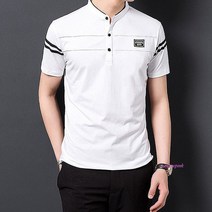 남자차이나골프티 골프웨어 반발티 남성 골프복cde385