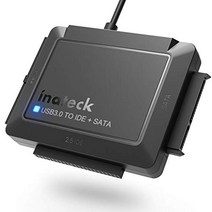 2.5/3.5인치 HDD/SSD 하드 드라이브용 Inateck IDE SATA-USB 3.0 어댑터 12V/2A 전원 공급 장치 SA03001 -12299