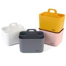 인테리어 수납바구니 악세사리 사무용품 공구 구급약 보관함 소형, 아이보리, 1개