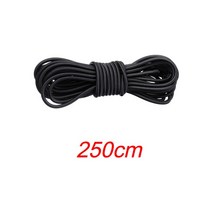 6mm 카약 탄성 로프 번지 충격 코드 스트레치 문자열 넥DIY 쥬얼리 야외 프로젝트 텐트 보트 악세사리 만들기, [03] 2.5m No Hook