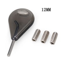 9mm12mm fcs 핀 추가 핀 키 서핑 보드 나사 롱 보드 슬라이딩 핀 나사 앰프 핀 플레이트 교체 키트 서핑 보드 나사, 12mm 나사(3개)