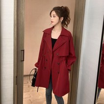 여성 가을 트렌치코트 브랜드 류 대외 무역 꼬리 싱글 컷 클리어런스 윈드 브레