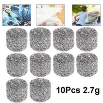 스노우폼 카 세차 샴푸 10Pcs 2.7g 폼 랜스 메쉬 거즈 필터 스테인레스 스틸 자동차 압력 와셔 키트 포트, 한개옵션0