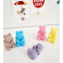 오늘도솝 하리보비누/돌답례품/어버이날/스승의날/어린이집/유치원/수제비누/비누선물/칠순선물/하리보곰젤리비누, 퍼플