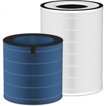 Ontheone 무소음가습기 MIRO PRO HEPA 필터 교체 가습기 KILLO 공기청정기 2in1 2팩 호환 위킹, D6D7-2 Pack