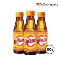 광동제약 광동비타500 100ml*100병 선물용케이스5매포함 비타민 음료, 100개, 100ml