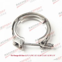 1.5 "2" 인치 304 스테인리스 스틸 퀵 V 밴드 클램프, 06 2.75 inch
