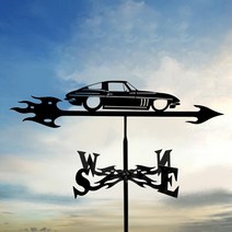 정원 풍향계 바람개비 메탈 웨더베인 지붕 마운트 장식품풍향 표시기풍향풍향지붕 창마당Cupola Barns, 01 Car