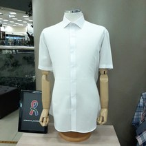 로베르따 [nc부천점]남성용 여름 기능성 터치감 실크느낌 가볍고 시원한 쿨냉감 와이드 솔리드 셔츠 반소매 슬림핏