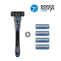 도루코 PACE7 II 7중날 면도기(면도날 2입포함), 1개