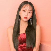 가발매니아 엣지스트레이트 61cm 리얼라인피스(제디원사) 하이커버피스 풀커버 와이어 u자형, 메이플브라운